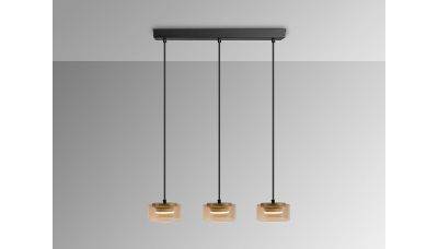 Pakabinamas &scaron;viestuvas Olaia Black-Amber 3L 12661 I3