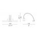 Sieninis &scaron;viestuvas Bow AP D26 Ottone Satinato 121154 Ideal Lux