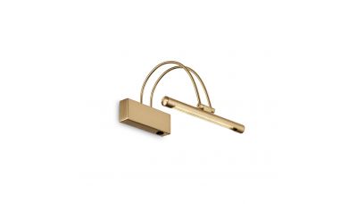 Sieninis &scaron;viestuvas Bow AP D26 Ottone Satinato 121154 Ideal Lux