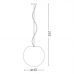 Pakabinamas &scaron;viestuvas Carta SP1 D40 226033 Ideal Lux