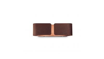 Sieninis &scaron;viestuvas Clip AP2 Small Corten 187365 Ideal Lux