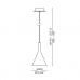Pakabinamas &scaron;viestuvas Cocktail SP1 Big Bianco 74313 Ideal Lux