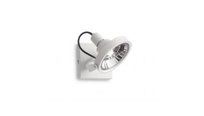 Sieninis šviestuvas Glim PL1 Bianco 200194 Sieninis šviestuvas Glim PL1 Bianco 200194 Ideal Lux