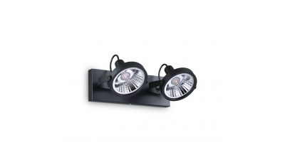 Sieninis šviestuvas Glim PL2 Nero 200248 Sieninis šviestuvas Glim PL2 Nero 200248 Ideal Lux