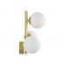 Sieninis šviestuvas Perlage AP3 Ottone 283784 Sieninis šviestuvas Perlage AP3 Ottone 283784 Ideal Lux