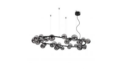 Pakabinamas &scaron;viestuvas Perlage SP30 Nero 296753 Ideal Lux