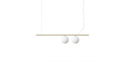 Pakabinamas &scaron;viestuvas Perline SP2 Ottone 282107 Ideal Lux
