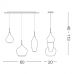 Pakabinamas &scaron;viestuvas Soft 111858 Ideal Lux