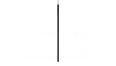Pakabinamas &scaron;viestuvas Ultrathin D100 Round Nero 142913 Ideal Lux