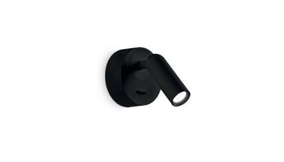 Sieninis &scaron;viestuvas Bean Round AP Nero 260617 Ideal Lux