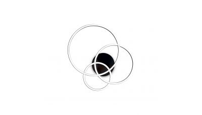 Lubinis &scaron;viestuvas Frame PL Cerchio Nero 269825 Ideal Lux