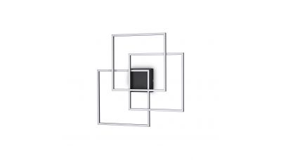 Lubinis &scaron;viestuvas Frame PL Quadrato Nero 270678 Ideal Lux