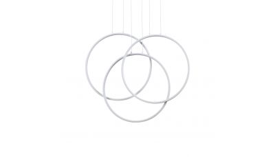 Pakabinamas &scaron;viestuvas Frame SP Cerchio Bianco 269351 Ideal Lux