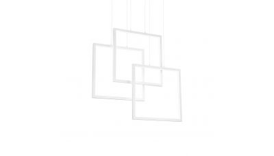 Pakabinamas &scaron;viestuvas Frame SP Quadrato Bianco 253596 Ideal Lux