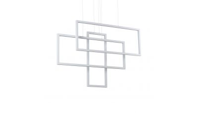 Pakabinamas &scaron;viestuvas Frame SP Rettangolo Bianco 253589 Ideal Lux