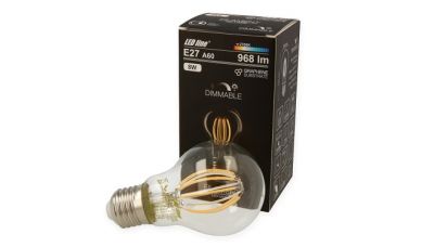  E27 Filament LED lemputė 8W A60 968lm šiltai balta pritemdoma 249129 LED Line