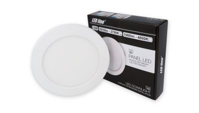  EasyFix LED panelė 12W apvali šiltai balta 248795 LED Line