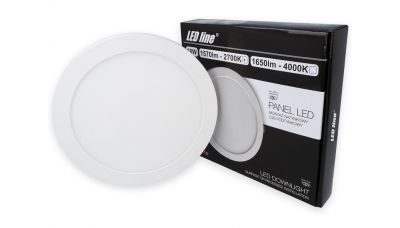  EasyFix LED panelė 18W apvali šiltai balta 248818 LED Line