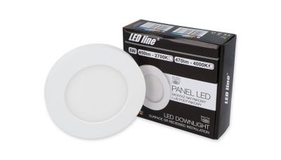  EasyFix LED panelė 6W apvali neutraliai balta 248788 LED Line