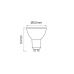  GU10 LED lemputė 5W 410lm neutraliai balta 248313 LED Line