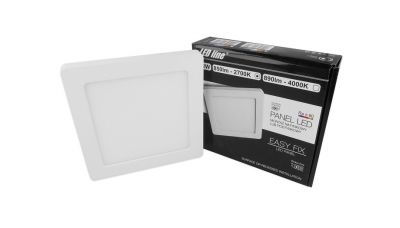 EasyFix LED panelė 12W kvadratinė šiltai balta 246791 LED Line