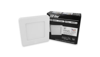  EasyFix LED panelė 6W kvadratinė neutraliai balta 246784 LED Line
