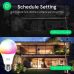  Lemputė Nous LED E27, 9W, 810lm, RGB, Wi-Fi, programėlė, Smart Life NOUS-P3 Tuya