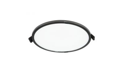  LED apvali panelė 16W juoda šiltai balta 860200(LPSR-16WW-BQ) LED Life