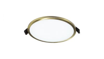  LED apvali panelė 24W bronzos neutraliai balta LPSR-24WN-RQ LED Life