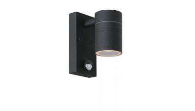 Sieninis šviestuvas Arne LED Wall Spot ø 6.3cm LED GU10 5W 2700K IP44 Black 14866/05/30 Sieninis šviestuvas Arne LED Wall Spot ø 6.3cm LED GU10 5W 2700K IP44 Black 14866/05/30 Lucide