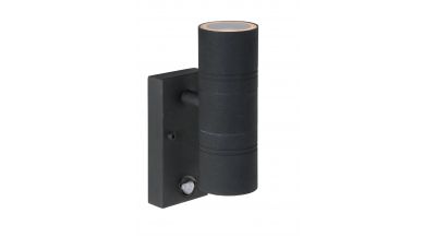 Sieninis šviestuvas Arne LED Wall Spot ø 6.3cm LED GU10 2x5W 2700K IP44 Black 14866/10/30 Sieninis šviestuvas Arne LED Wall Spot ø 6.3cm LED GU10 2x5W 2700K IP44 Black 14866/10/30 Lucide