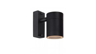 Sieninis šviestuvas Arne LED Wall Spot ø 6.3cm LED GU10 5W 2700K IP44 Black 14867/05/30 Sieninis šviestuvas Arne LED Wall Spot ø 6.3cm LED GU10 5W 2700K IP44 Black 14867/05/30 Lucide
