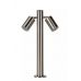 Pastatomas &scaron;viestuvas Arne LED Bollard ø 6.3cm LED GU10 2x5W 2700K IP44 Satin Chrome 14867/10/12 Lucide