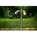 Pastatomas &scaron;viestuvas Arne LED Bollard ø 6.3cm LED GU10 2x5W 2700K IP44 Satin Chrome 14867/10/12 Lucide