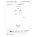 Pastatomas &scaron;viestuvas Arne LED Bollard ø 6.3cm LED GU10 2x5W 2700K IP44 Satin Chrome 14867/10/12 Lucide