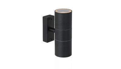 Sieninis šviestuvas Arne LED Wall Spot ø 6.3cm LED GU10 2x5W 2700K IP44 Black 14867/11/30 Sieninis šviestuvas Arne LED Wall Spot ø 6.3cm LED GU10 2x5W 2700K IP44 Black 14867/11/30 Lucide