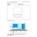 Lubinis &scaron;viestuvas Aven Ceiling Spot Bathroom ø 9cm IP65 Black 22962/01/30 Lucide