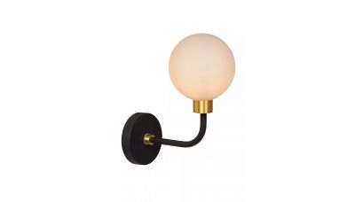 Sieninis šviestuvas Berend Wall Bathroom IP44 Black 30265/01/30 Sieninis šviestuvas Berend Wall Bathroom IP44 Black 30265/01/30 Lucide