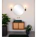 Sieninis &scaron;viestuvas Berend Wall Bathroom IP44 Black 30266/01/30 Lucide
