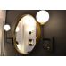 Sieninis &scaron;viestuvas Berend Wall Bathroom IP44 Black 30266/01/30 Lucide