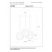 Pakabinamas &scaron;viestuvas Gosse Pendant 3xE27 White 13435/03/31 Lucide