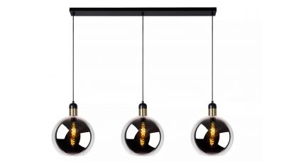 Pakabinamas &scaron;viestuvas Julius Pendant Light 3xE27 Smoke Grey 34438/03/65 Lucide