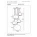 Pakabinamas &scaron;viestuvas Julius Pendant Light 5xE27 Opal 34438/05/61 Lucide