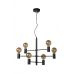 Pakabinamas &scaron;viestuvas Leanne ø65 Black 21421/06/30 Lucide