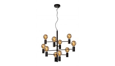 Pakabinamas &scaron;viestuvas Leanne ø75 Black 21421/10/30 Lucide