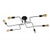 Lubinis &scaron;viestuvas Lester Ceiling VI Black 21112/06/30 Lucide