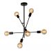 Pakabinamas &scaron;viestuvas Lester Ceiling VI Black 21119/06/30 Lucide