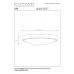 Lubinis &scaron;viestuvas Lex Flush Ceiling ø 33cm Black 08109/02/30 Lucide