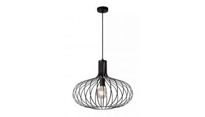 Pakabinamas &scaron;viestuvas Manuela Pendant Light ø 50 cm 1xE27 Black 78374/50/30 Lucide