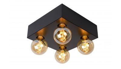 Lubinis &scaron;viestuvas Surtus Ceiling Black 30174/04/30 Lucide